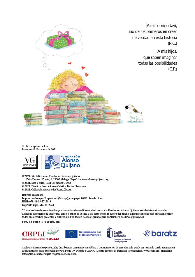 el libro sorpresa de luz dentro